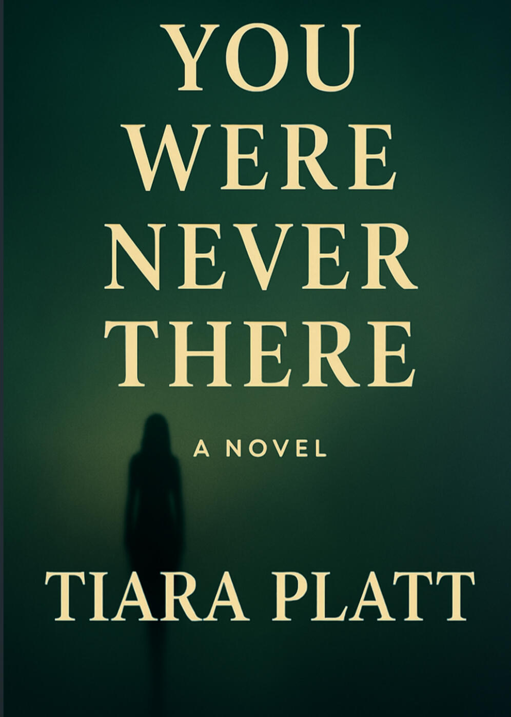 Cover of I Was Never Here, a psychological thriller by Tiara Platt, Tiara Platt, author, I Was Never Here on the shelf at Whose Books in Bishop Arts, Dallas.